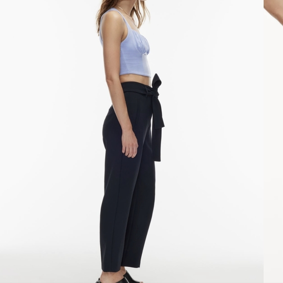 Aritzia - Wilfred Tie Front Pant - Picture 3 of 9